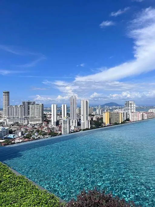 Georgetown Karpal Singh Skypool 3 Car Park Family & Baby-Friendly 10 Pax Luxury Suite Lejlighed George Town